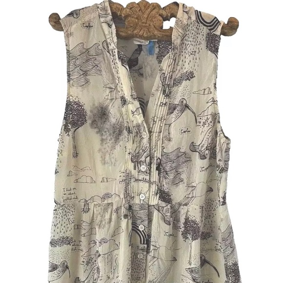 ISO: Anthropologie Scottish Winds Frightened Rabbit Silk Top/Blouse in ANY Size - Picture 1 of 3